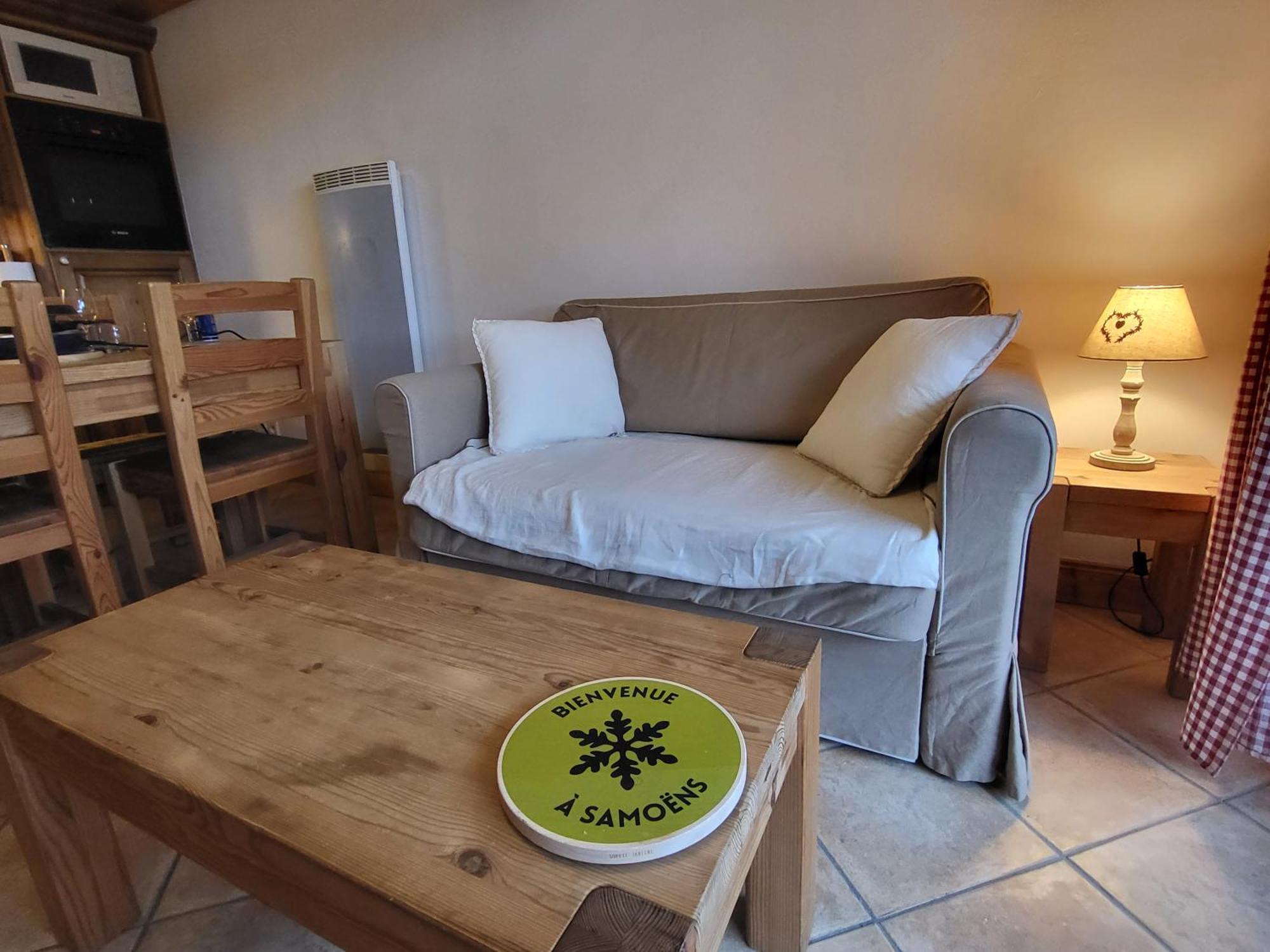 Ecrins A4, 1 Bedroom Apartment With Bunk Room, Central Samoëns Exteriör bild