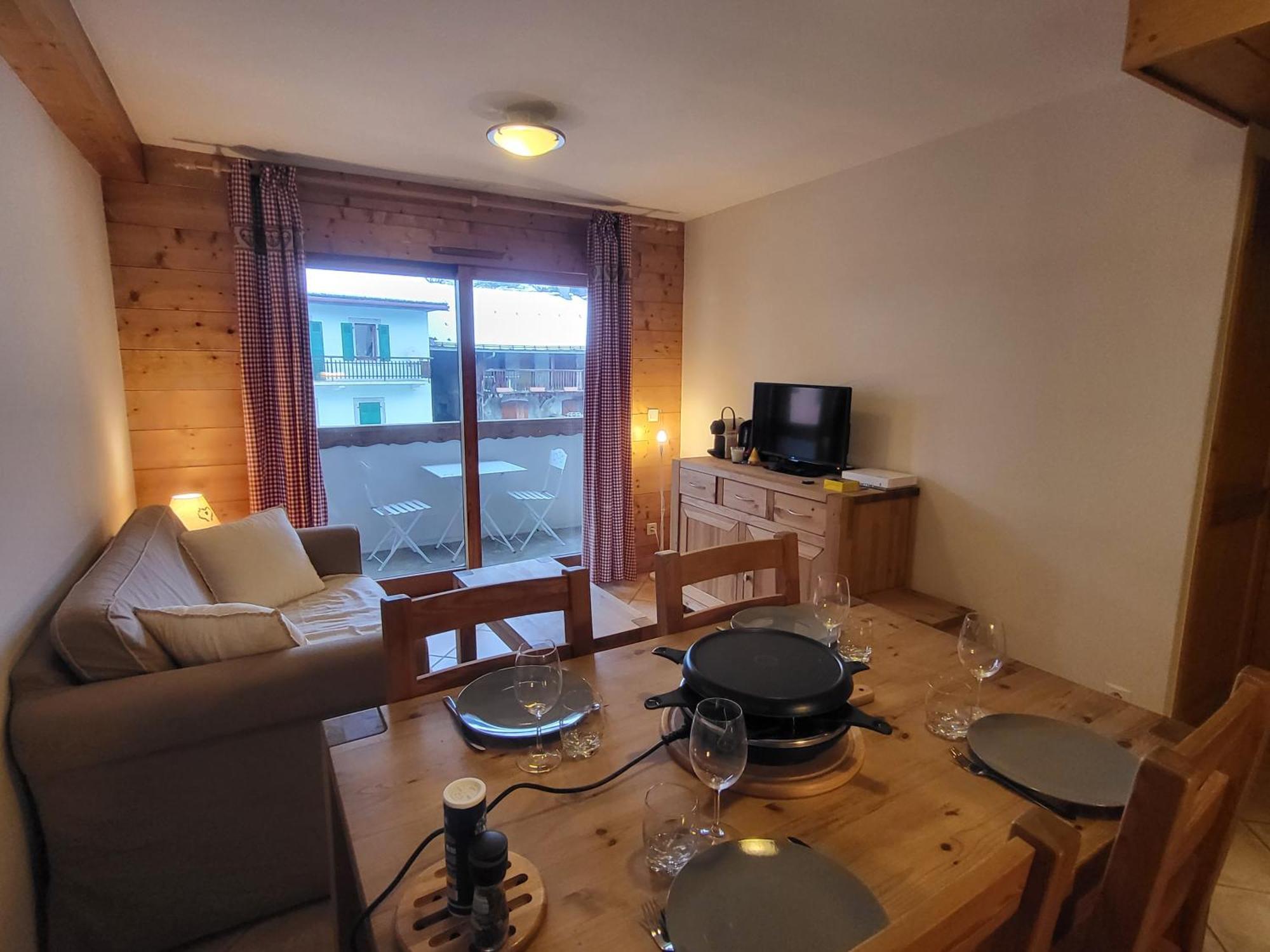 Ecrins A4, 1 Bedroom Apartment With Bunk Room, Central Samoëns Exteriör bild